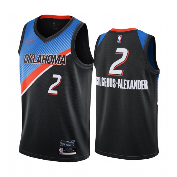 Oklahoma City Thunder Trikot Shai Gilgeous-Alexander 2 2020-21 City Edition Swingman - Herren Oklahoma City Thunder Trikot Shai Gilgeous-Alexander 2 2020-21 City Edition Swingman - Herren